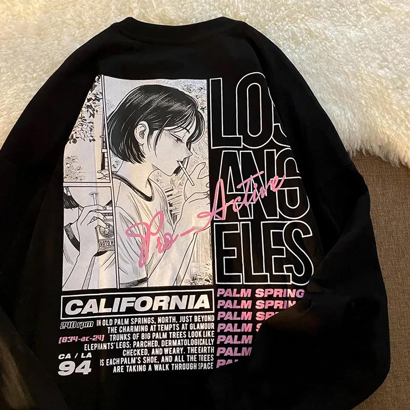 Anime eGirl Printed Sweatshirt - Image 3