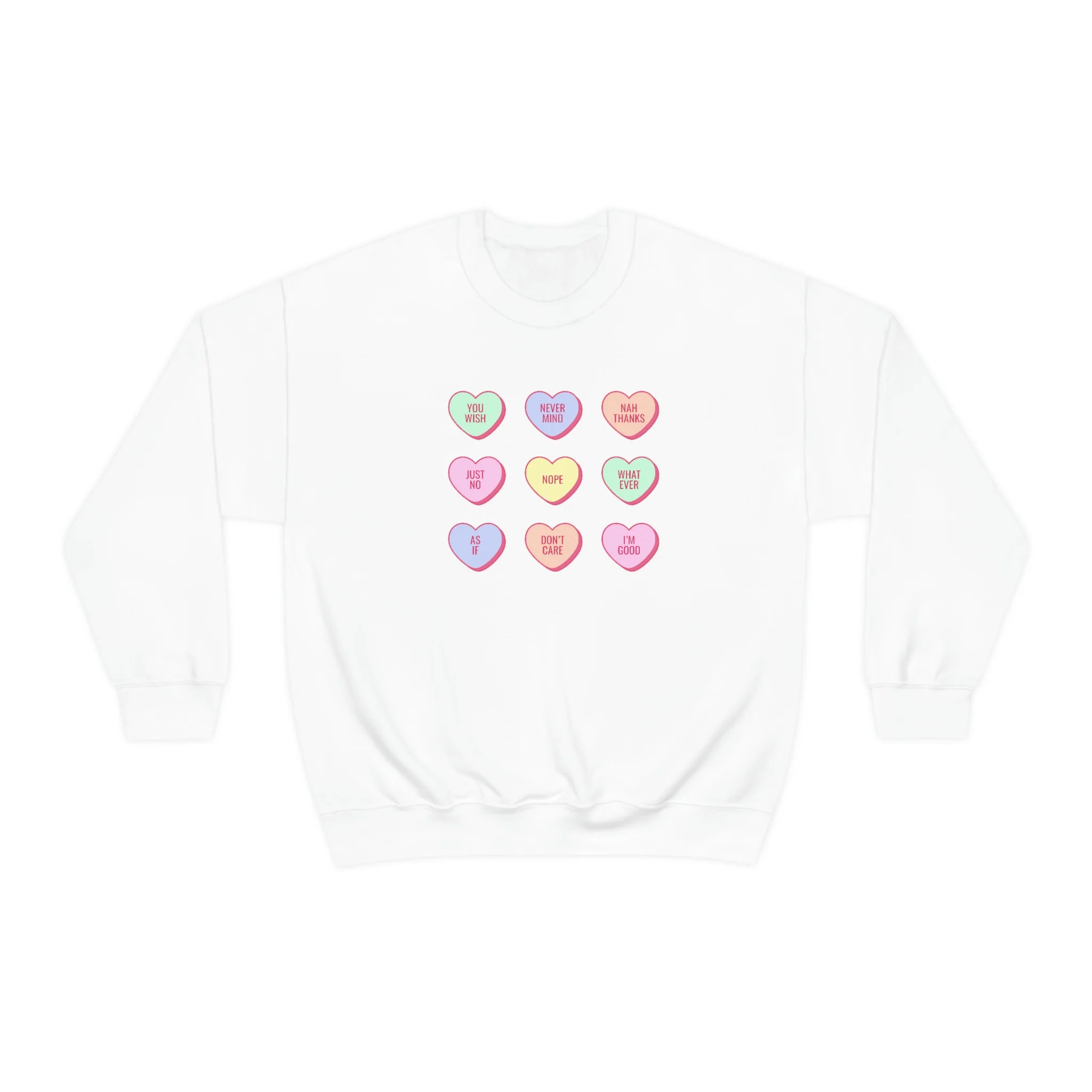 Valentines Heart Candy Sweatshirt - Image 3