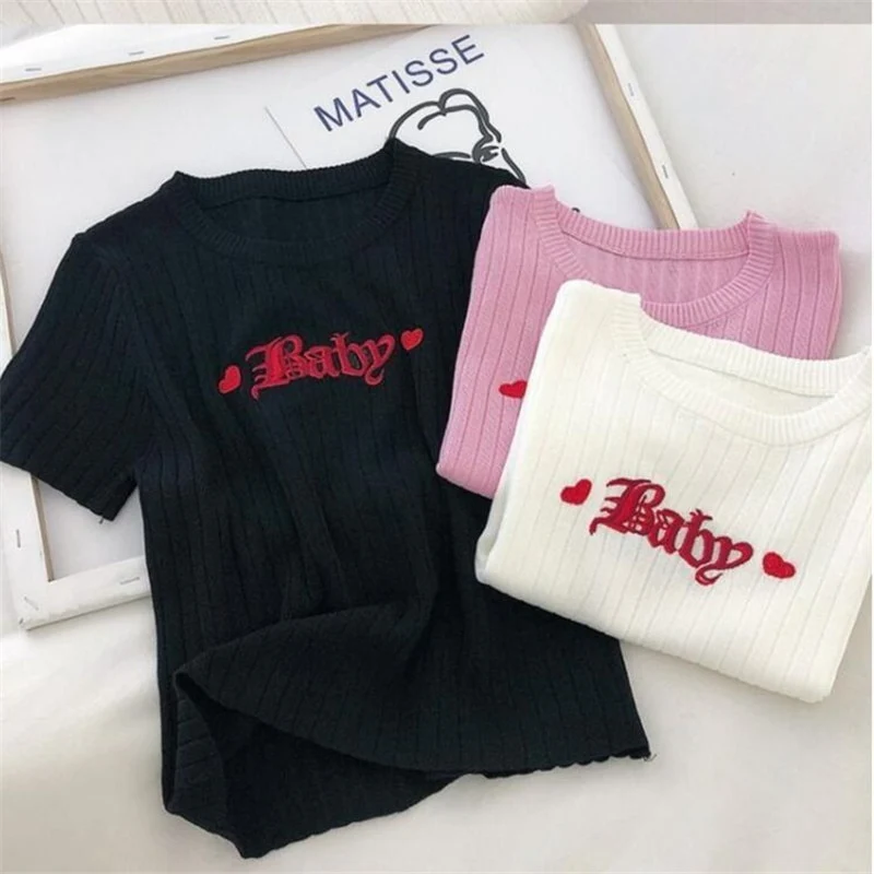 Baby Embroidery Crop Top - Image 21