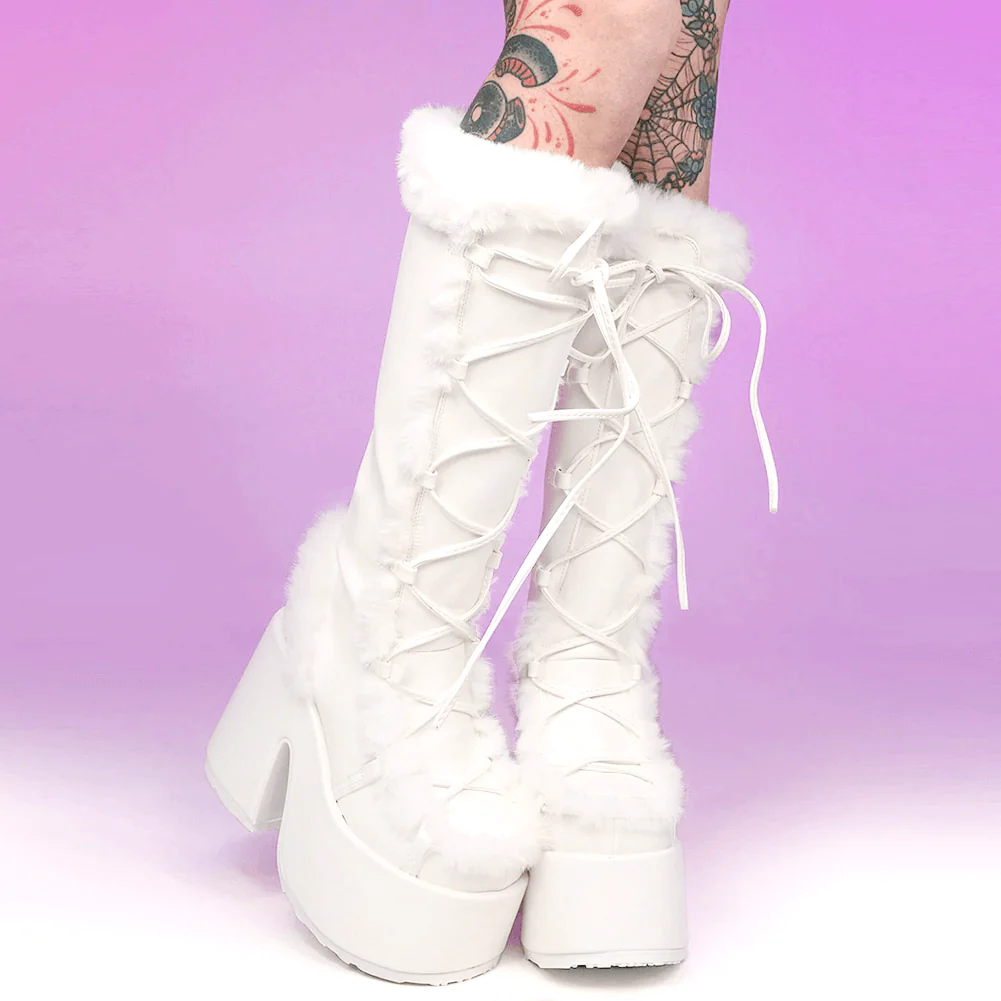 Bratz Style Winter Boots White - Image 2