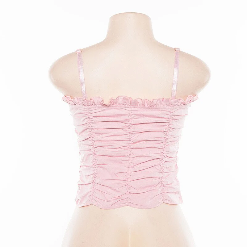 Coquette Doll Pink Cami Top - Image 6