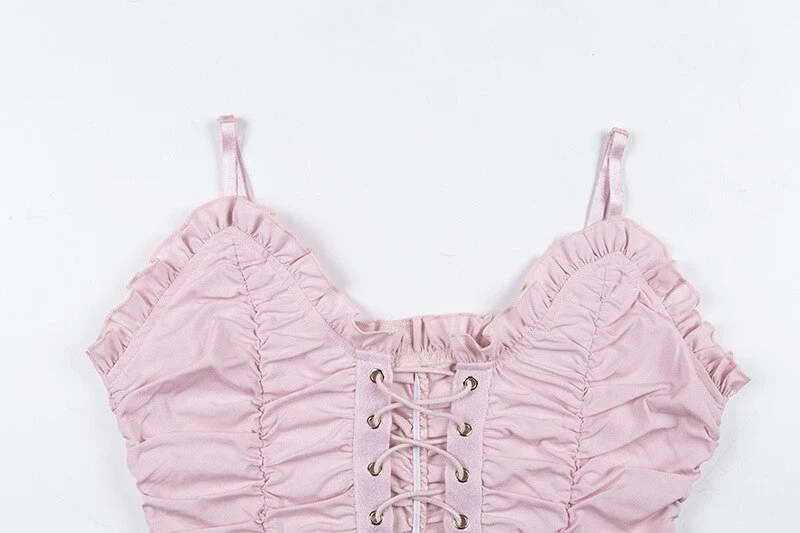 Coquette Doll Pink Cami Top - Image 7