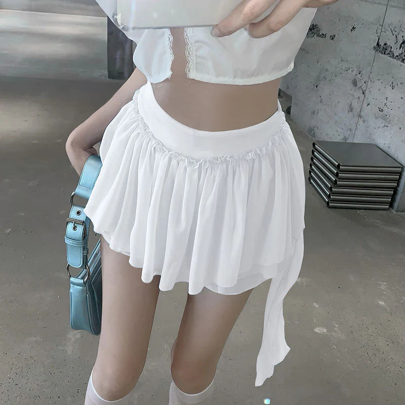 Coquette Fairycore Ruffle Mini Skirt - Image 13