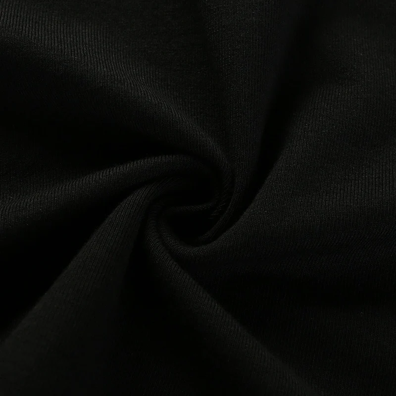 Crop Top T-Shirt Black - Image 24