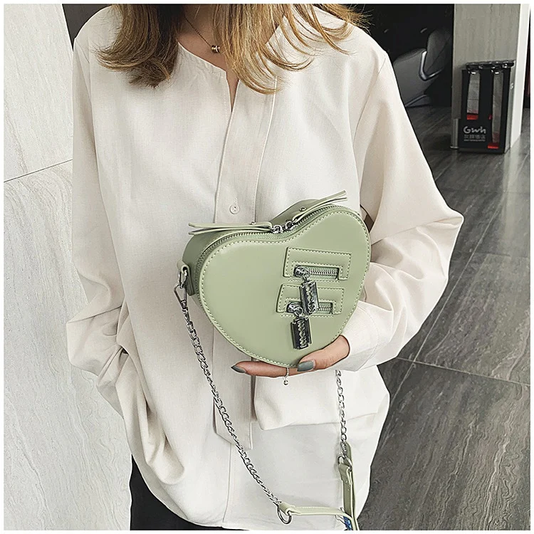 90s Grunge Heart Blade Crossbody Bag - Image 6
