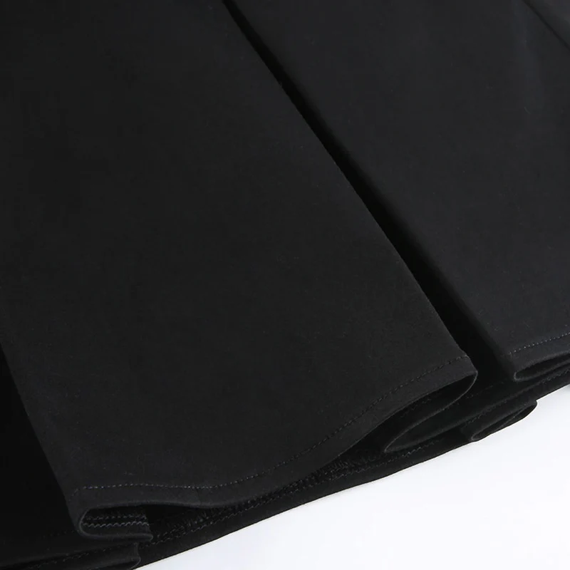 Dark Grunge Pleated Mini Skirt 2 Straps - Image 5
