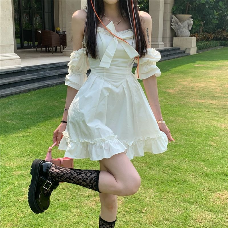 Dollette Pretty A-line High Waist Dress - Image 2