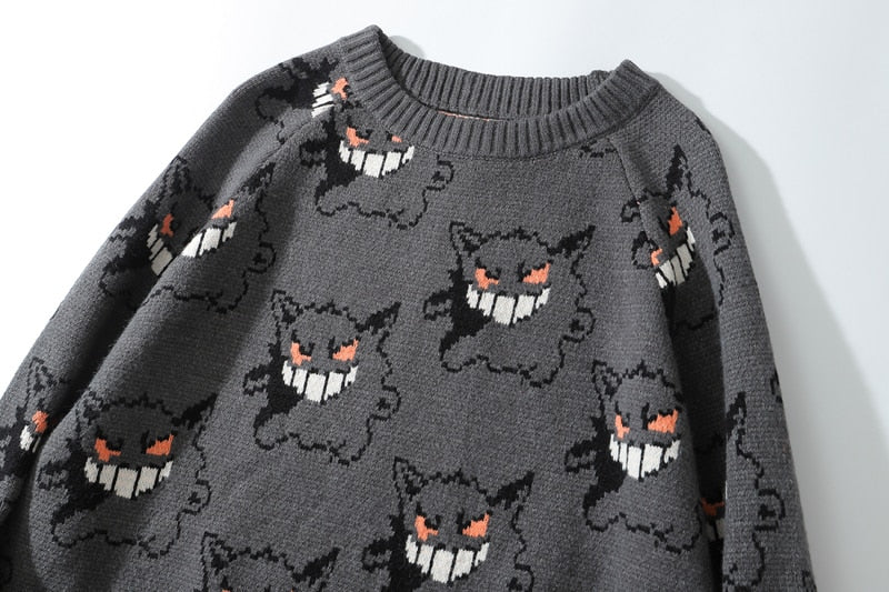 Pokemon Gengar Knitted Sweater - Image 11