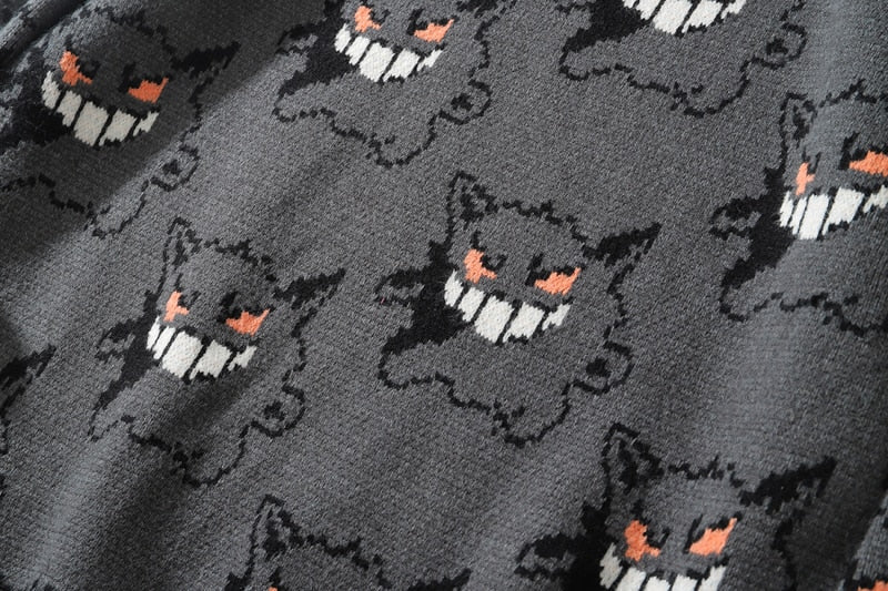 Pokemon Gengar Knitted Sweater - Image 13