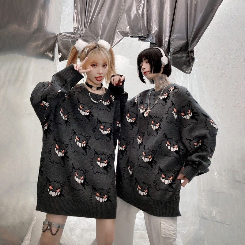 Pokemon Gengar Knitted Sweater - Image 6