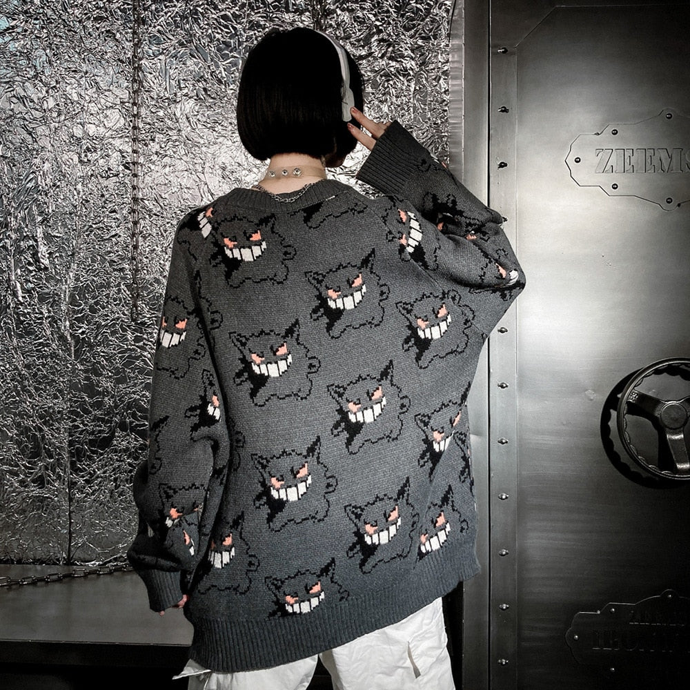 Pokemon Gengar Knitted Sweater - Image 7
