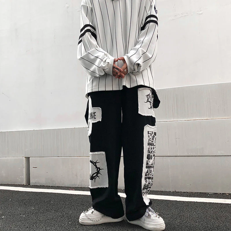 eGirl Goth Baggy Pants - Image 2