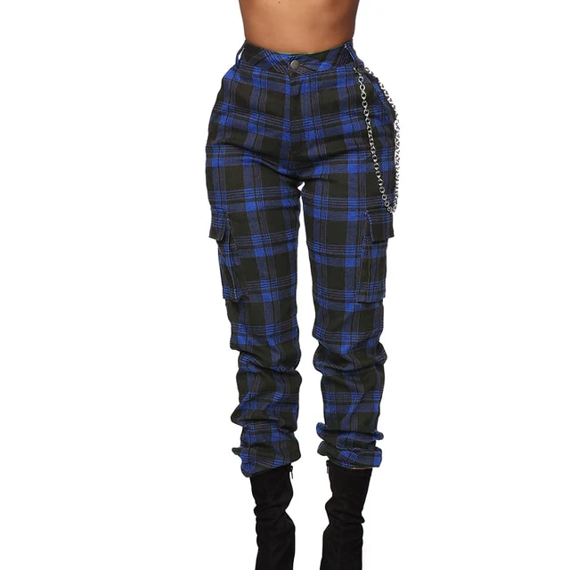 Egirl Punk Rock Plaid Pants - Image 4