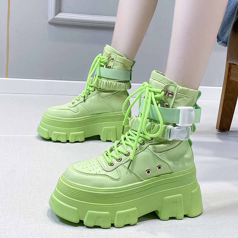 Egirl Shoes Platform Green - Image 4