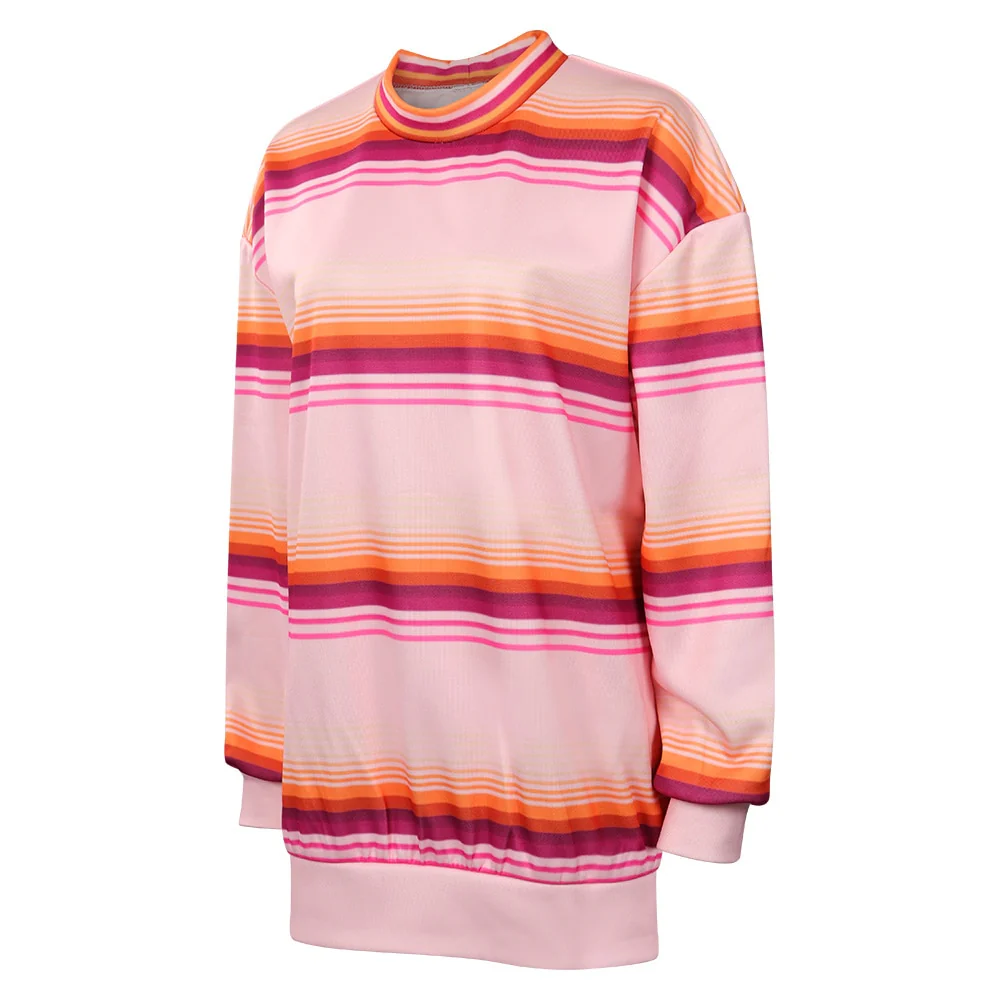 Enid Sinclair Wednesday Striped Sweatshirt - Image 2
