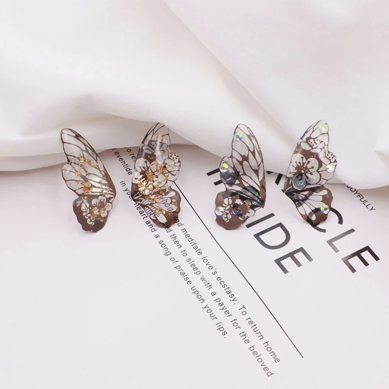Fairy Gradient Butterfly Wings Earrings - Image 10