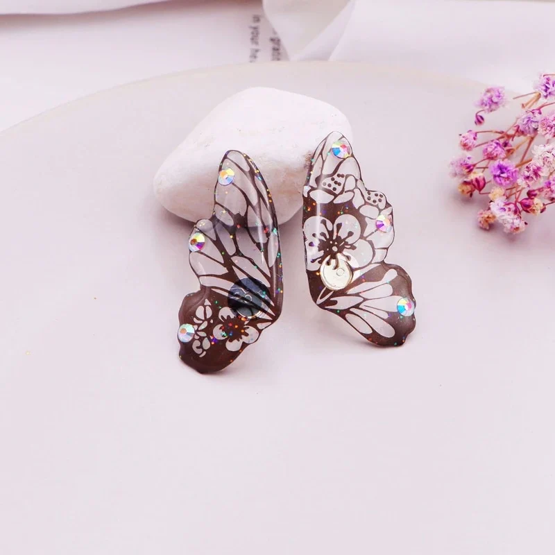 Fairy Gradient Butterfly Wings Earrings - Image 18