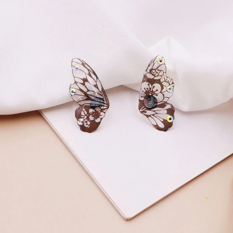 Fairy Gradient Butterfly Wings Earrings - Image 19