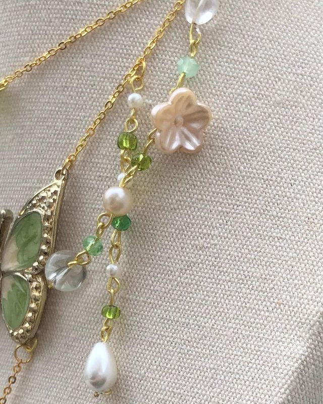 Fairy Green Butterfly Necklace - Image 10