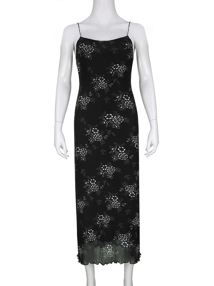 Fairy Grunge Floral Maxi Dress - Image 8