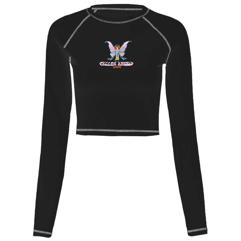 Fairy Grunge Graphic Crop Top - Image 4