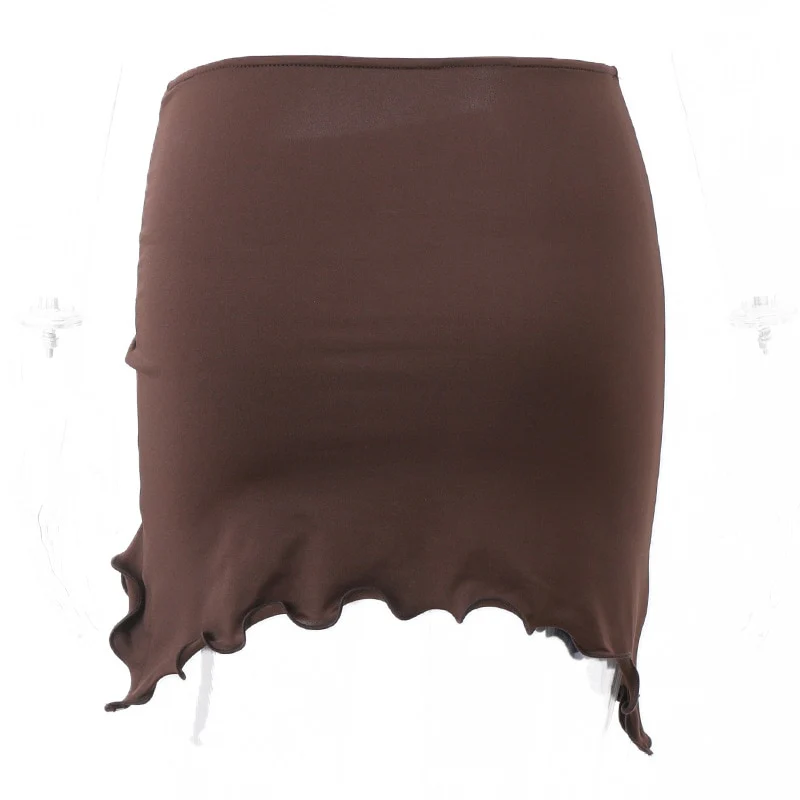 Fairy Grunge Ruffled Drawstring Skirt - Image 4