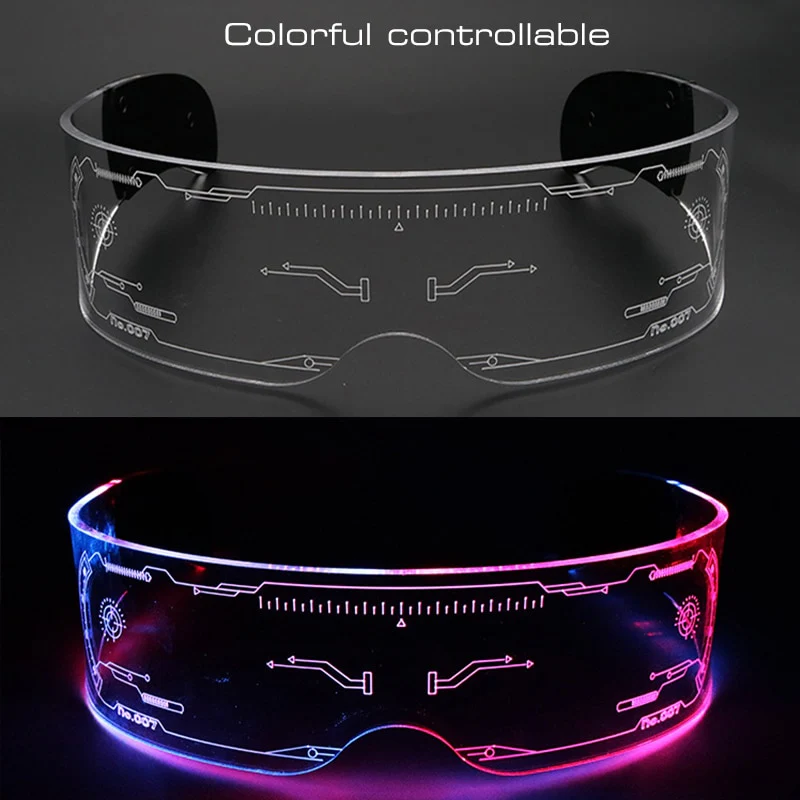 Gamer Girl LED Sunglasses Twitch Streamer - Image 2