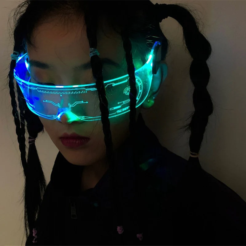 Gamer Girl LED Sunglasses Twitch Streamer - Image 5