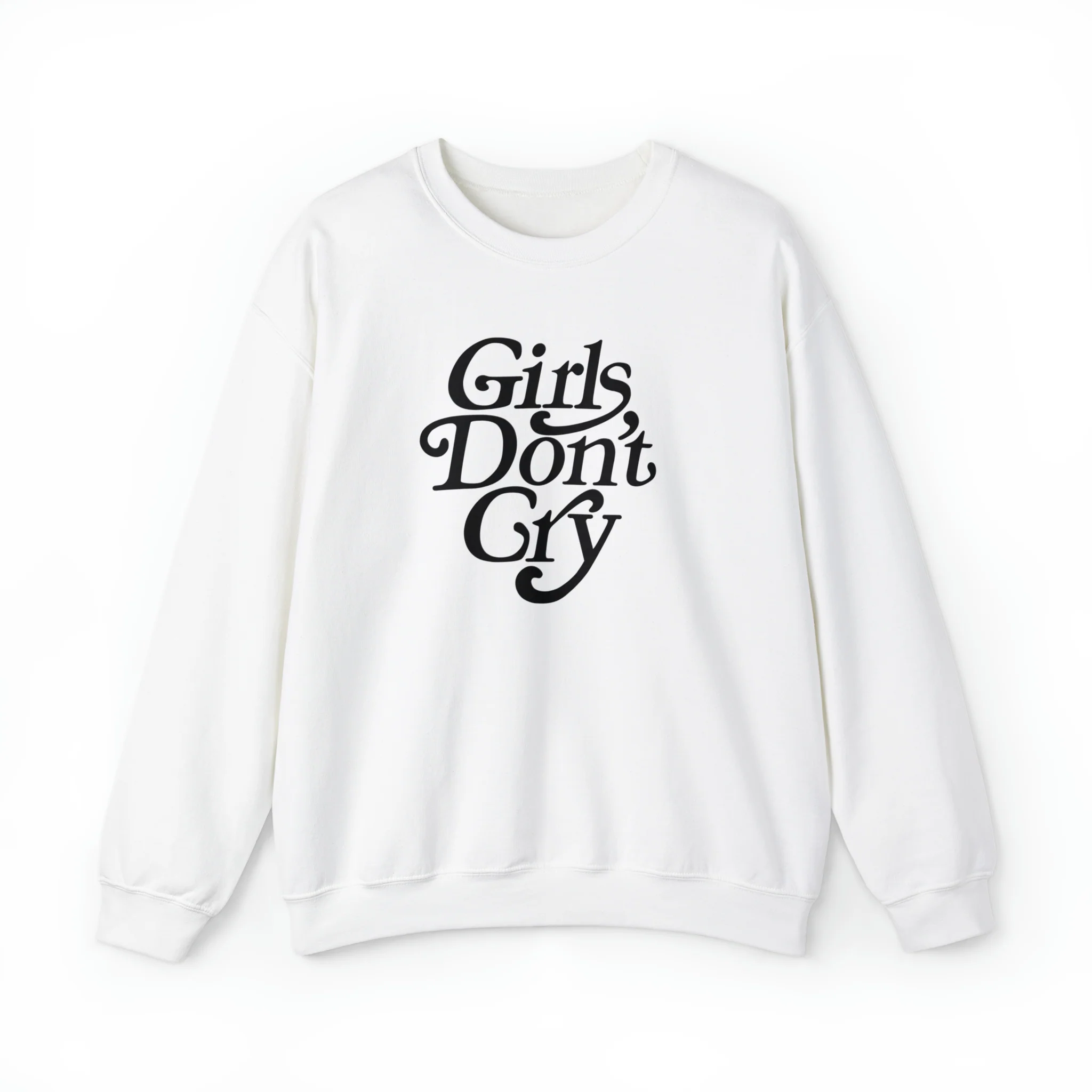 Girls Don't Cry Black & White Sweatshirt - Image 2