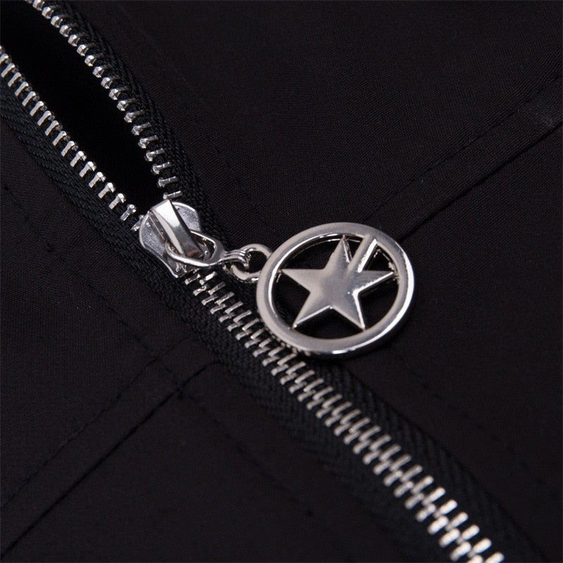 Gothic Aesthetic Straps Black Skirt - Image 16