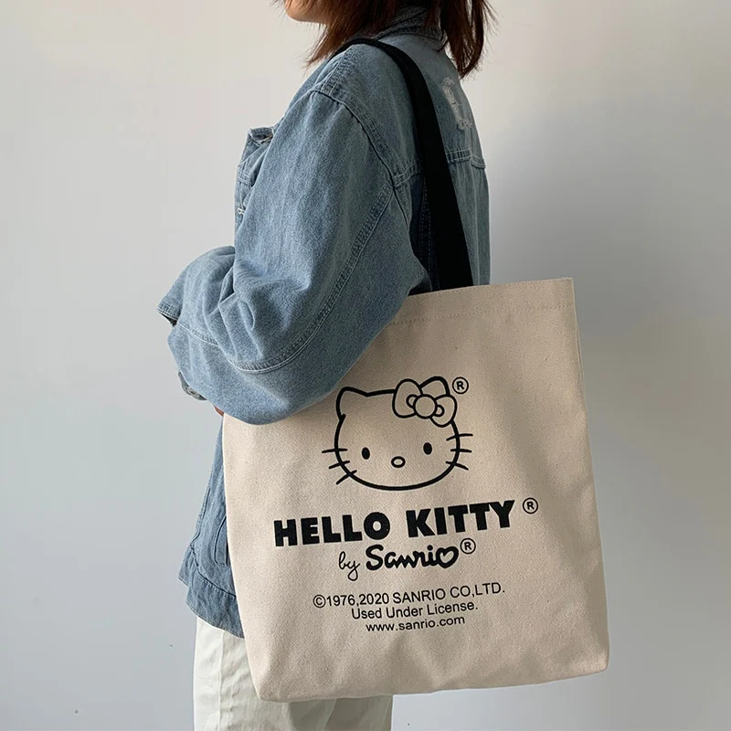 Hello Kitty Canvas Tote Bag - Image 2