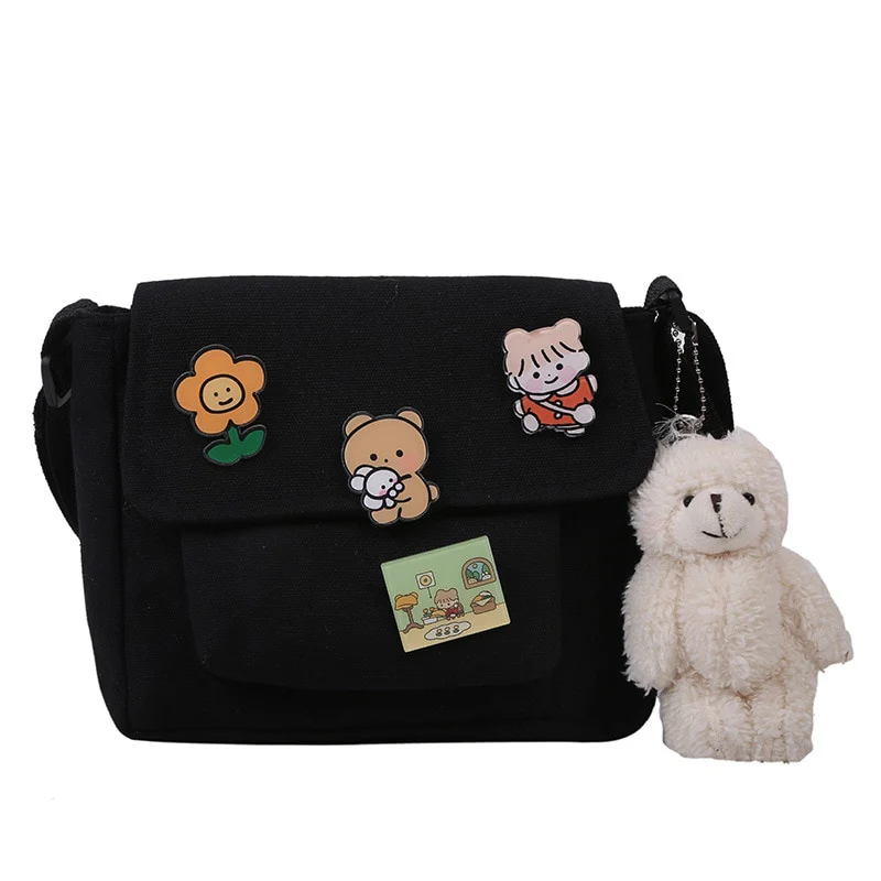 Kawaii Canvas Shoulder Bag - Image 11