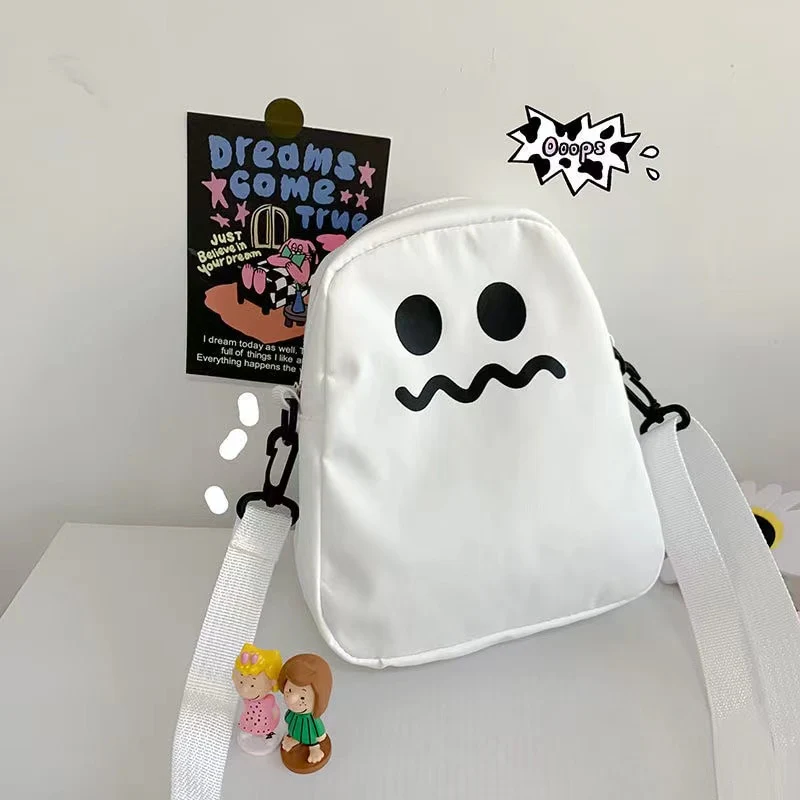 Kawaii Goth Cute Ghost Shoulder Bag - Image 5
