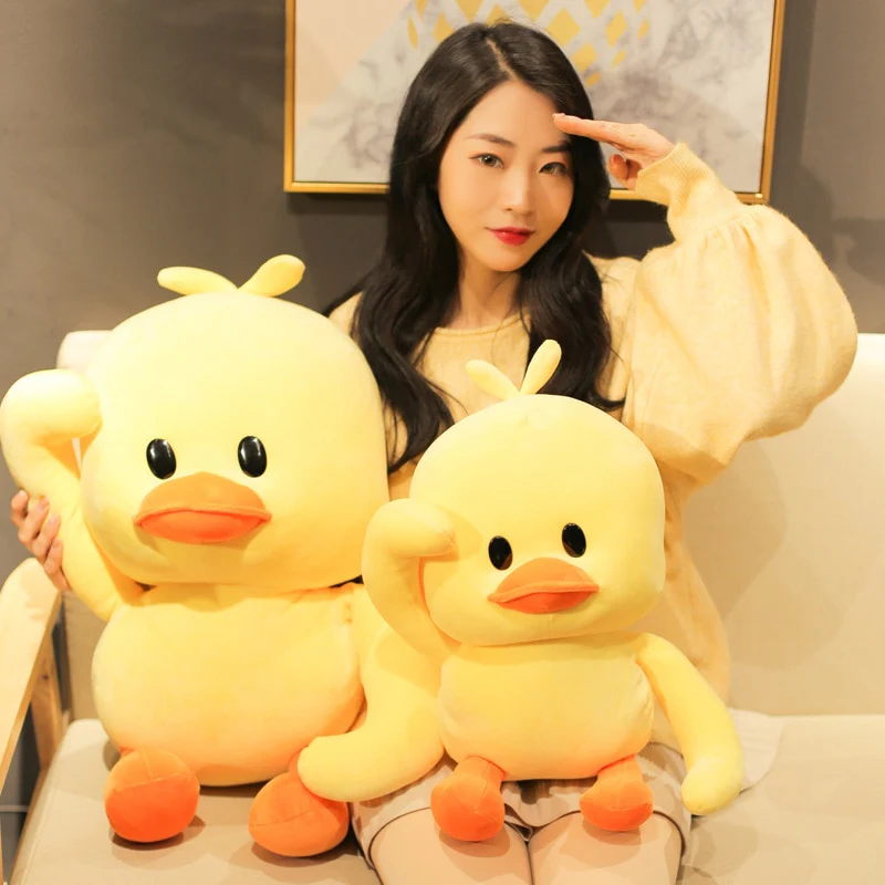 Kawaii Meme Duck Plush Cushion - Image 5