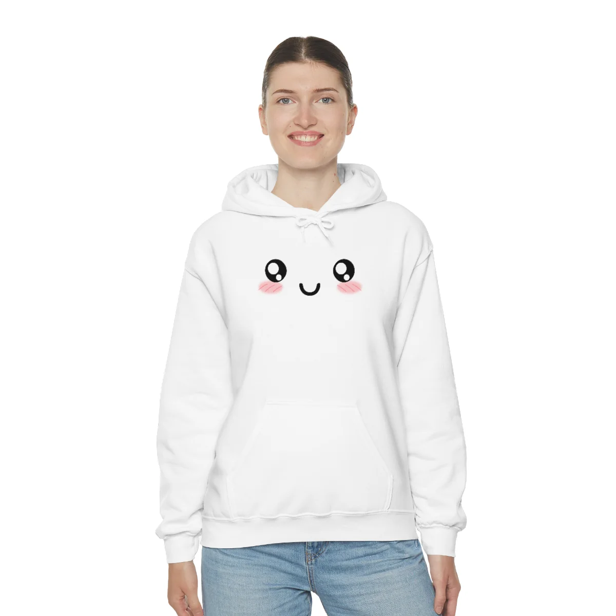 Kawaii Pastel Cutie Face Sweatshirt Hoodie - Image 5