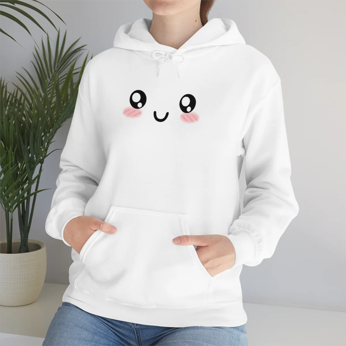 Kawaii Pastel Cutie Face Sweatshirt Hoodie - Image 6