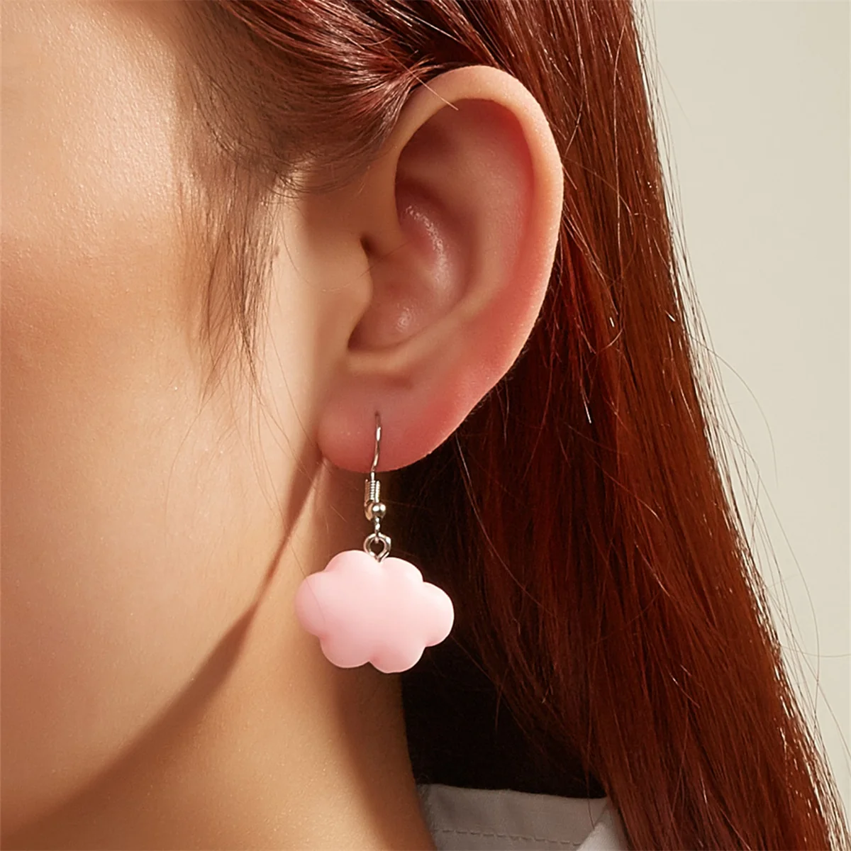 Kawaii Soft Girl Cute Cloud Earrings
