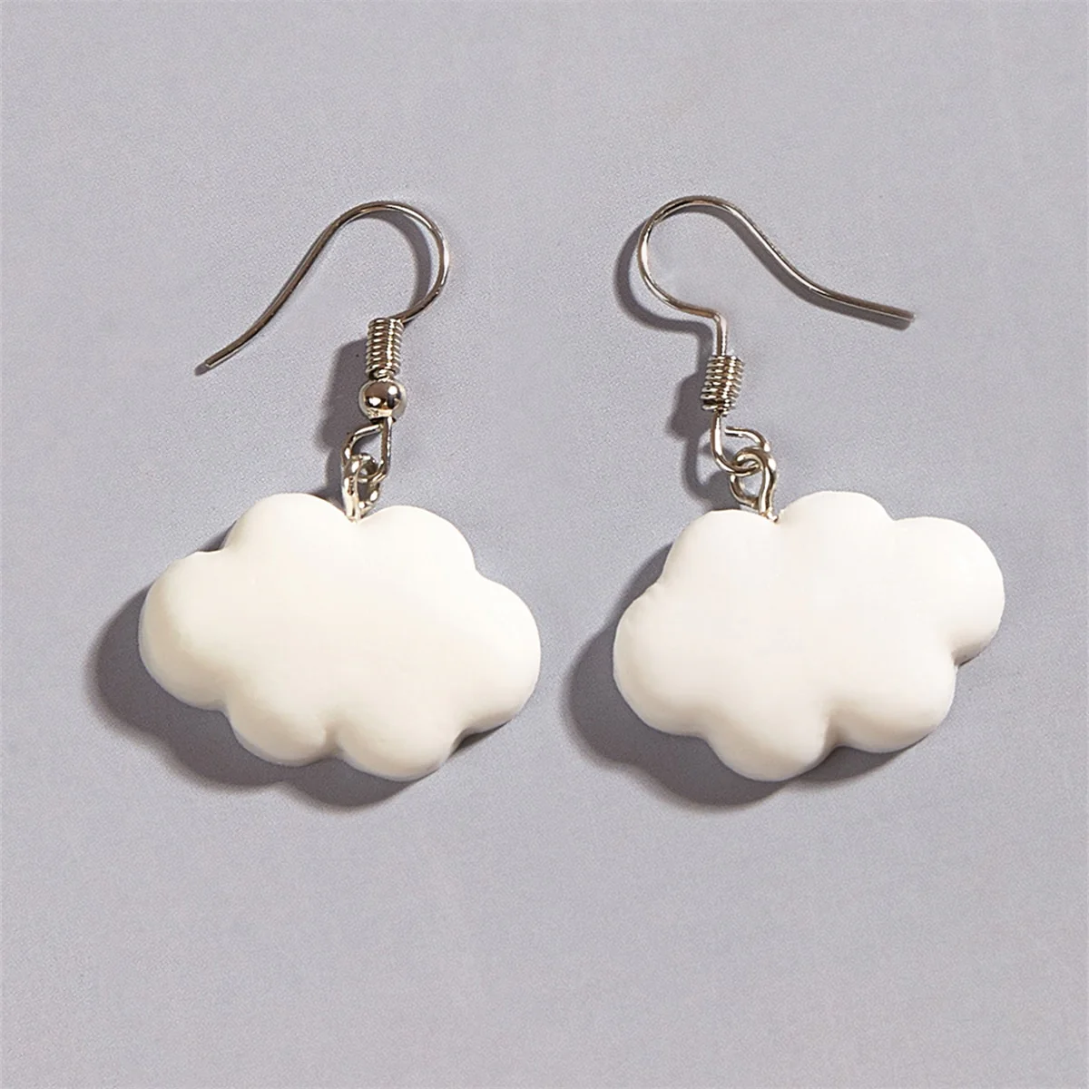 Kawaii Soft Girl Cute Cloud Earrings - Image 3