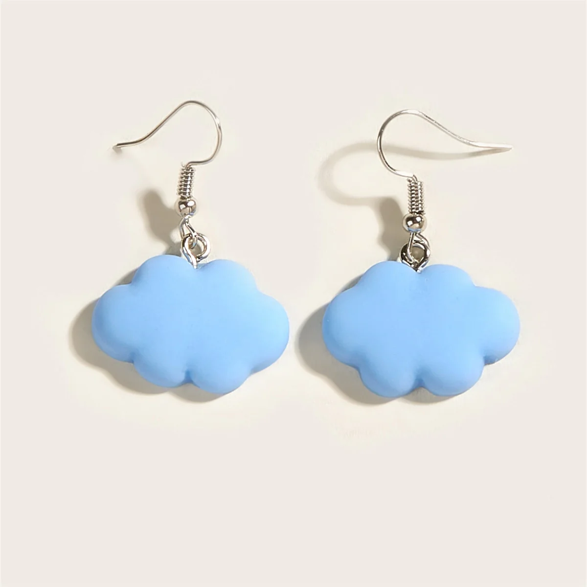 Kawaii Soft Girl Cute Cloud Earrings - Image 4