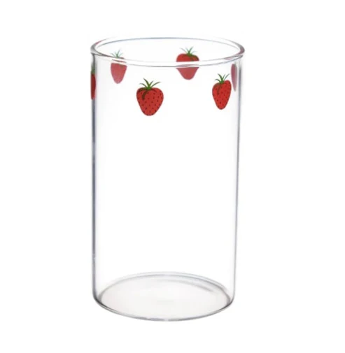🍓 Nana Strawberry Glass with Straw - Image 3
