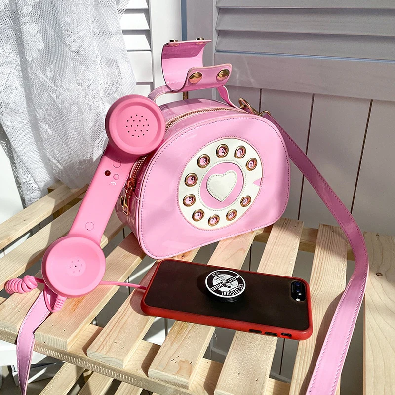 Old School Phone Shoulder Bag - Image 6