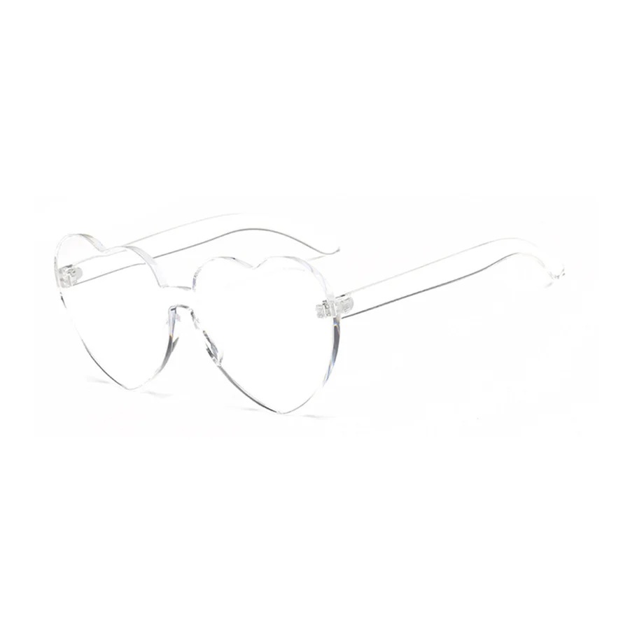 Oversize Heart Shaped Sunglasses - Image 9