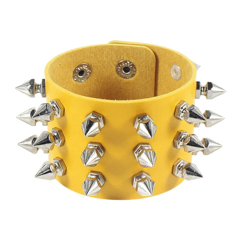 Pastel Goth Egirl Punk Rock Layered Bracelet Black - Image 12