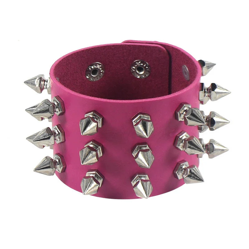 Pastel Goth Egirl Punk Rock Layered Bracelet Black - Image 7