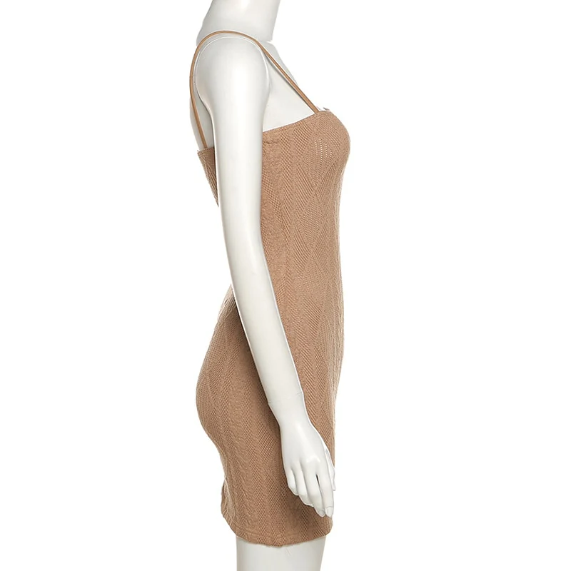 Pretty Bodycon Knitted Mini Dress - Image 21