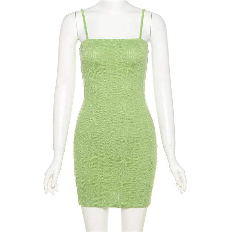 Pretty Bodycon Knitted Mini Dress - Image 23