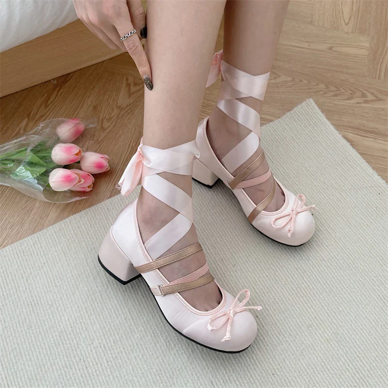 Pretty Dollette Ballet Pink Shoes - Image 5