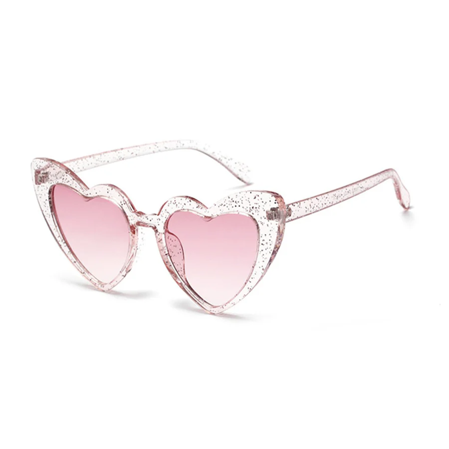 Retro Cat Eye Heart Shape Sunglasses - Image 12