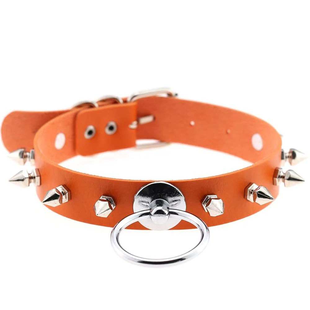 Riot Girl Choker Collar Necklace - Image 11