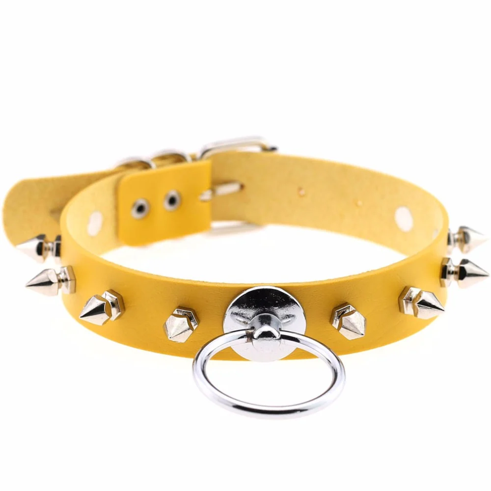 Riot Girl Choker Collar Necklace - Image 21
